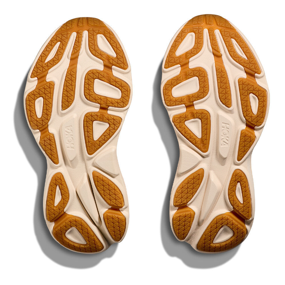 HOKA Bondi 8 Women's Running Shoes - Sandstone/Cream