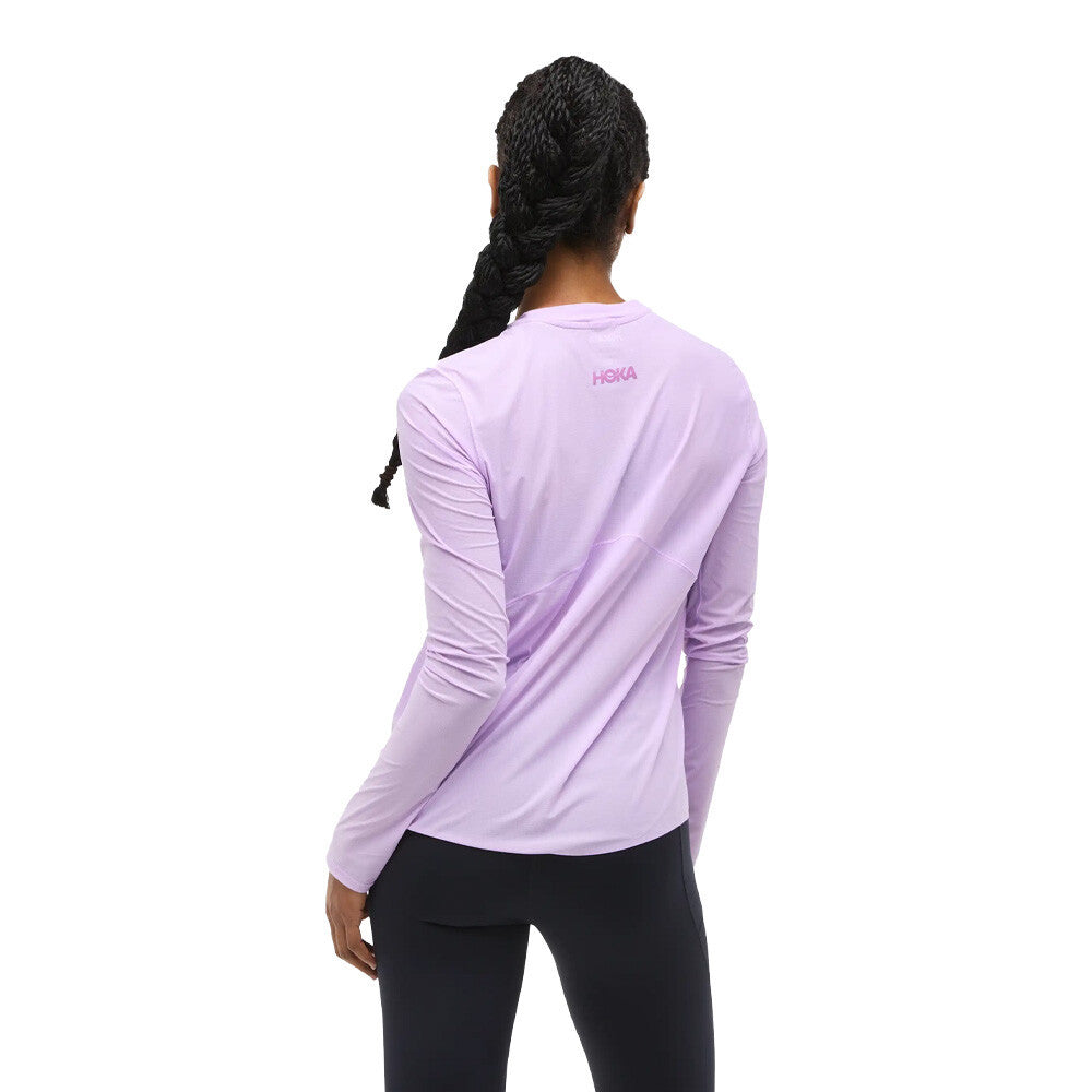 HOKA Airolite Women's Running T-Shirt - Aster Flower