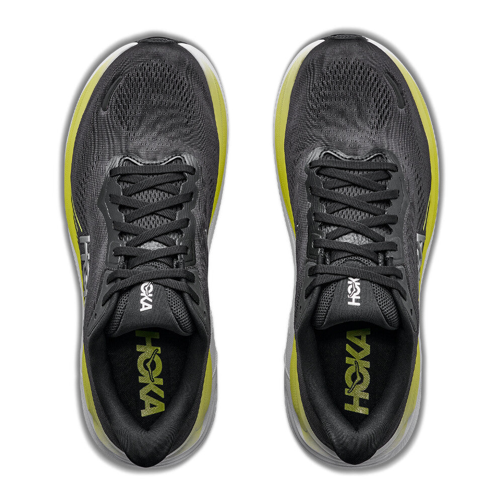 HOKA Clifton 11 Men's Running Shoes - Black/Citrus