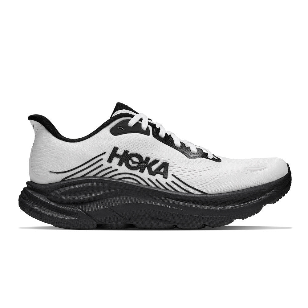 HOKA Clifton 11 Men's Running Shoes - White/Black