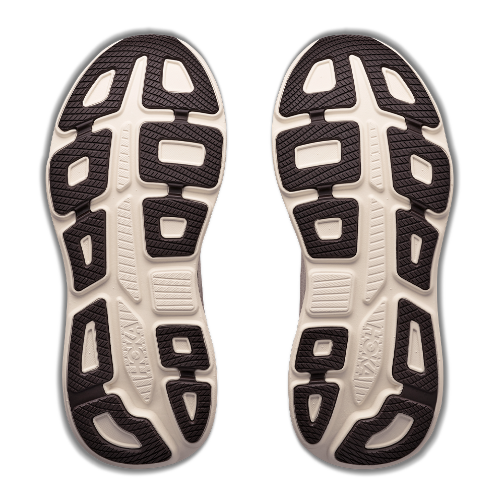 HOKA Bondi 9 Men's Running Shoes - River Rock Grey/Albaster