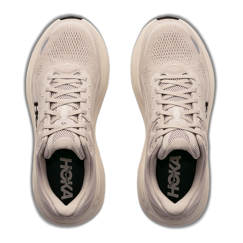 HOKA Bondi 9 Men's Running Shoes - River Rock Grey/Albaster