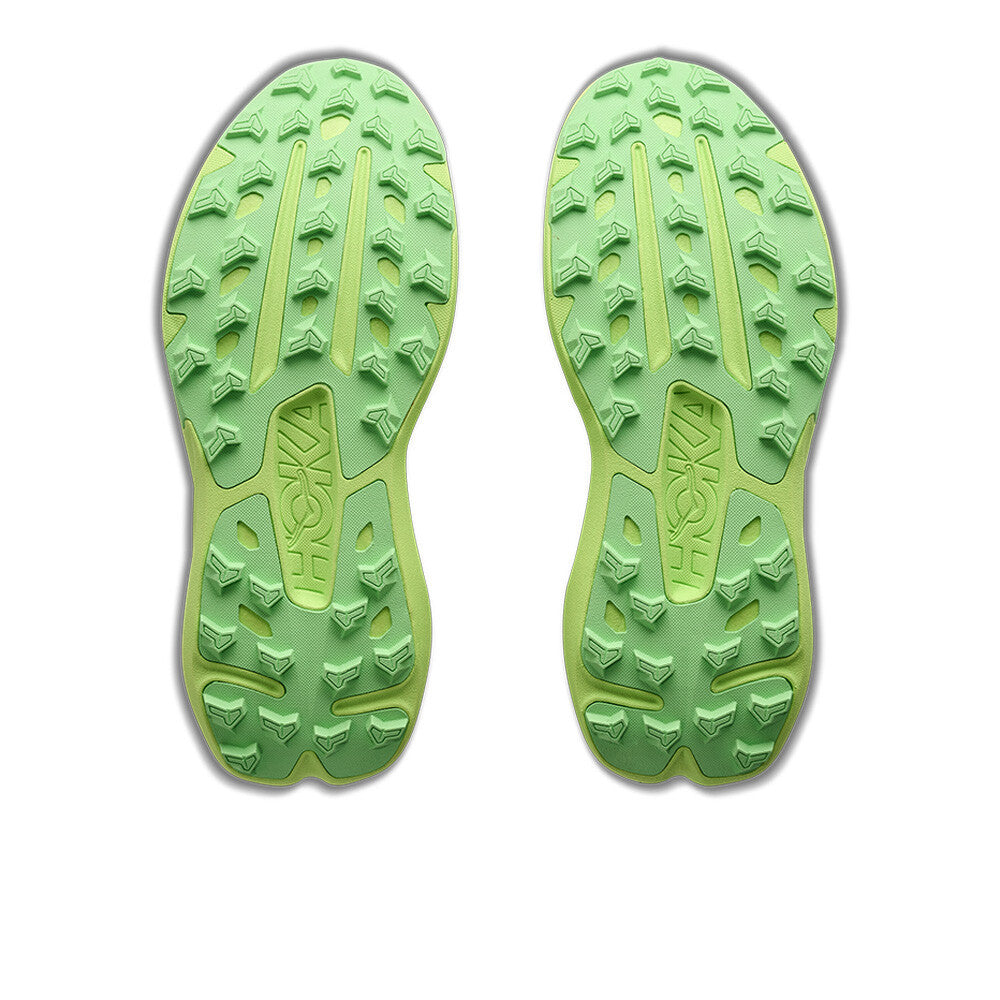 HOKA Torrent 5 Men's Trail Running Shoes - Frost/Neon Yuzu
