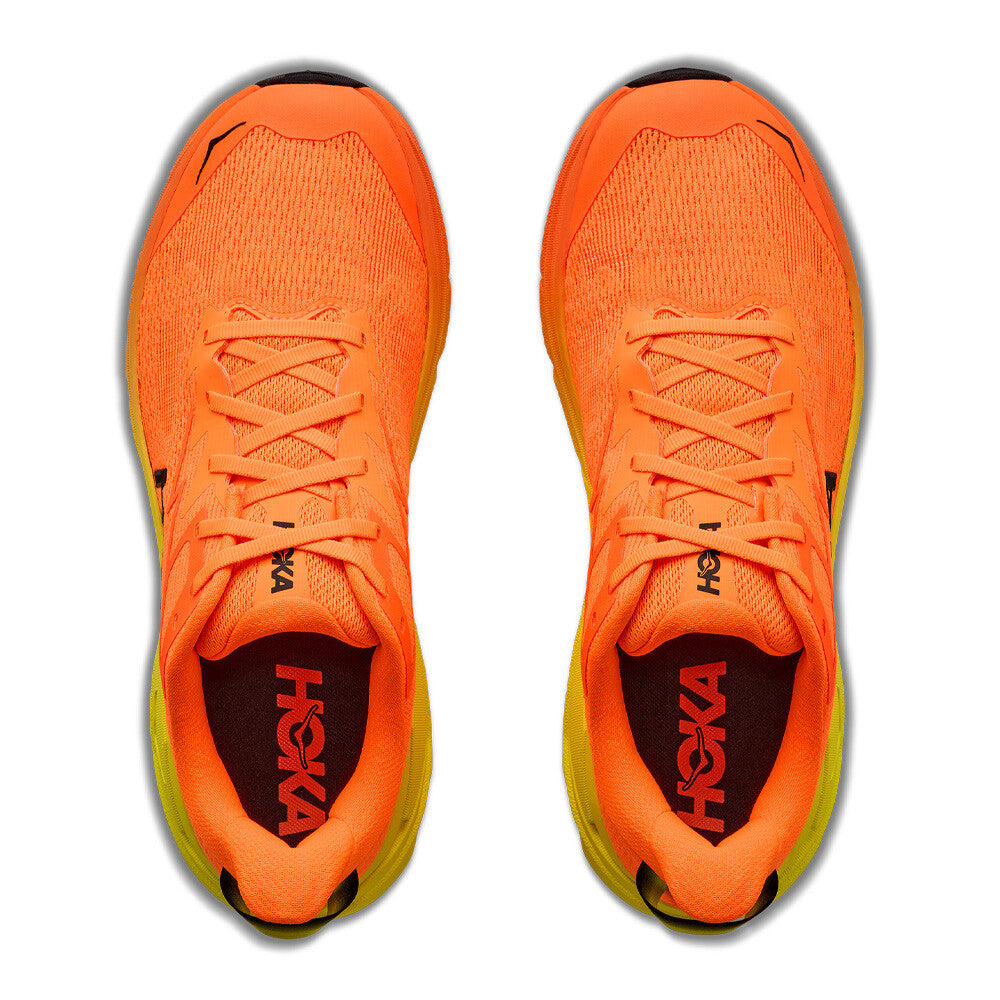 HOKA Challenger 8 Men's Trail Running Shoes - Neon Tangerine/Citrus