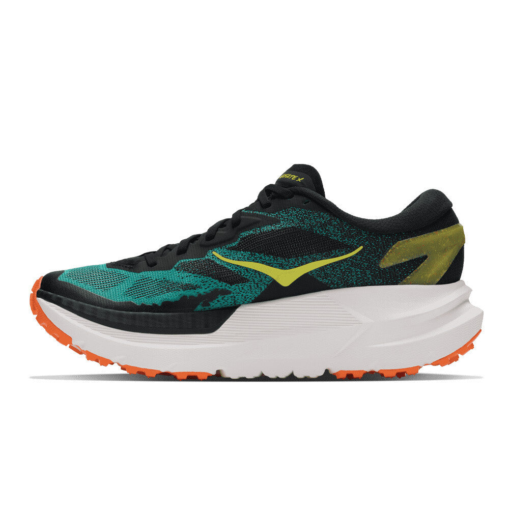 HOKA Mafate X Men's Trail Running Shoes - Black/Green