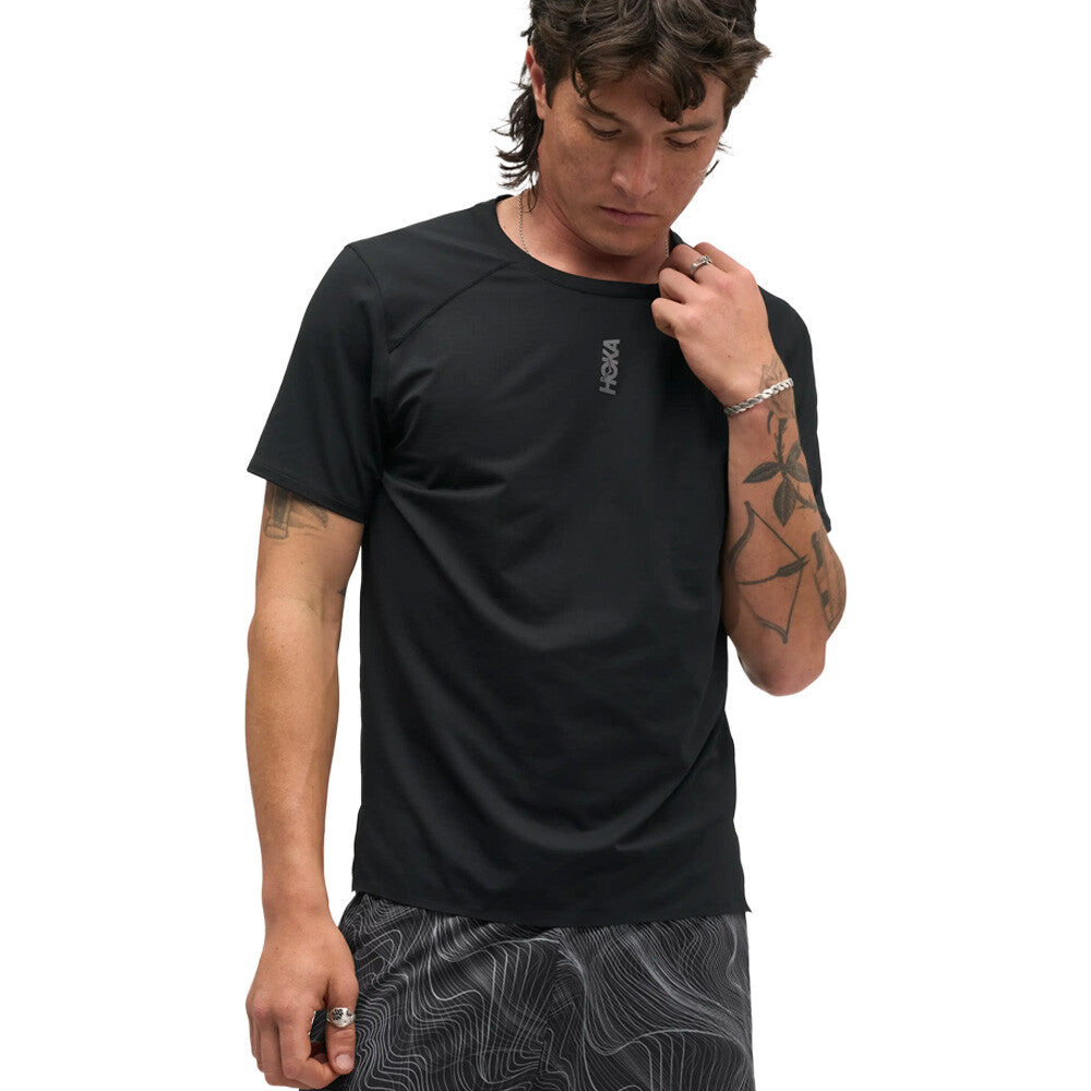 HOKA EveryRun Men's T-Shirt - Black