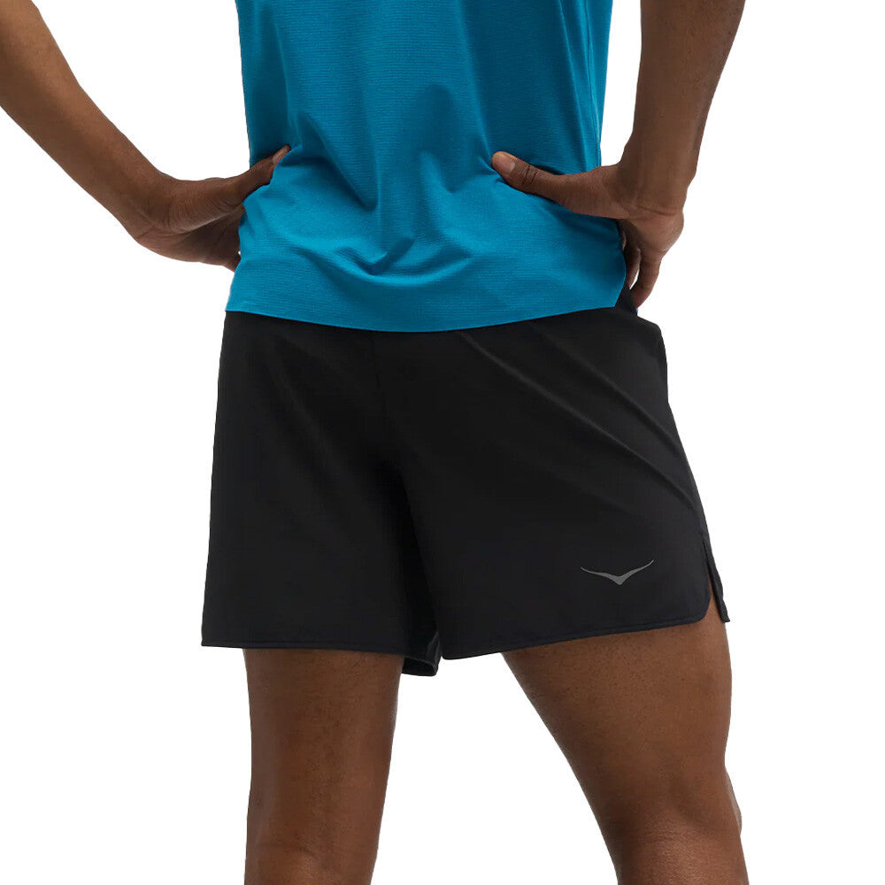HOKA Glide 5 Inch Brief-Lined Men's Running Shorts - Black