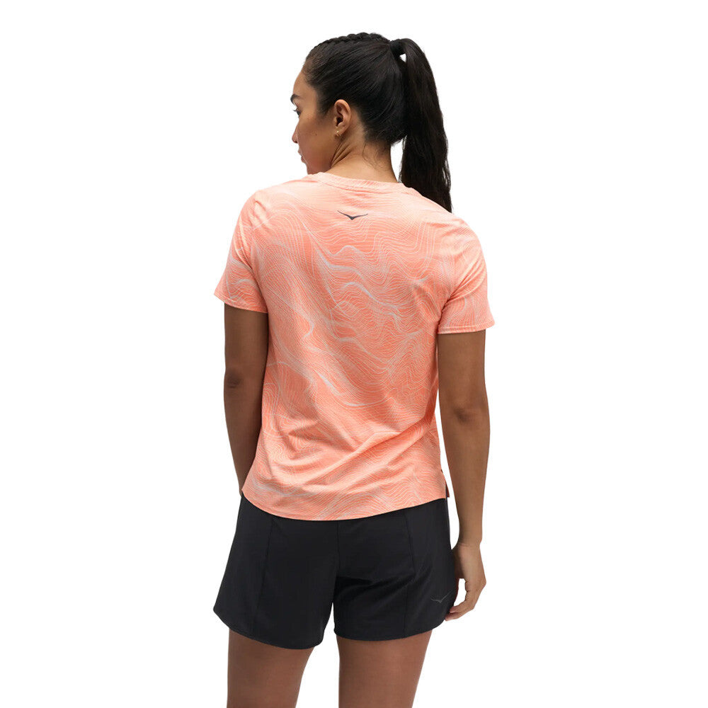 HOKA EveryRun Women's T-Shirt - Sunstone Prt