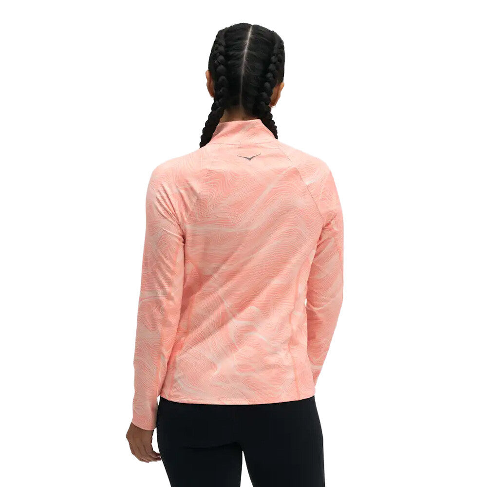 HOKA SkyForm Half-Zip Women's Half Zip Top - Sunstone Print
