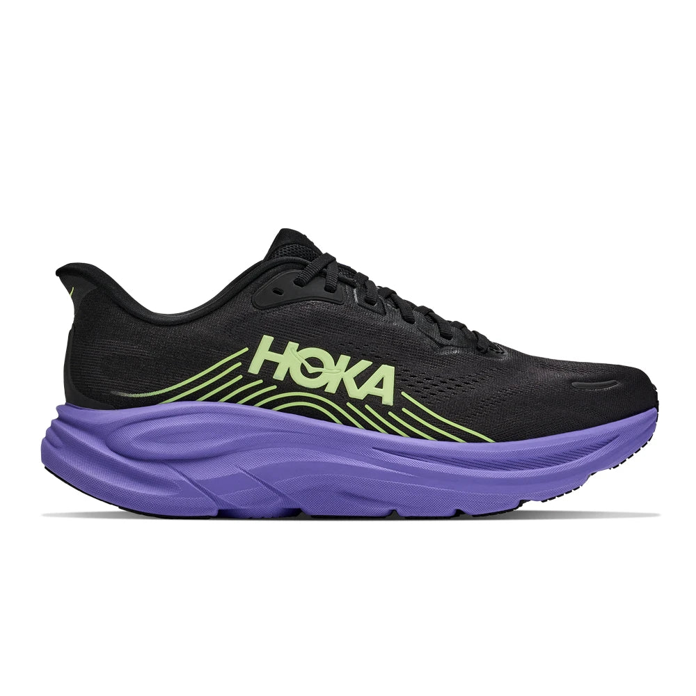 HOKA Clifton 11 Men's Running Shoes - Black/Purple