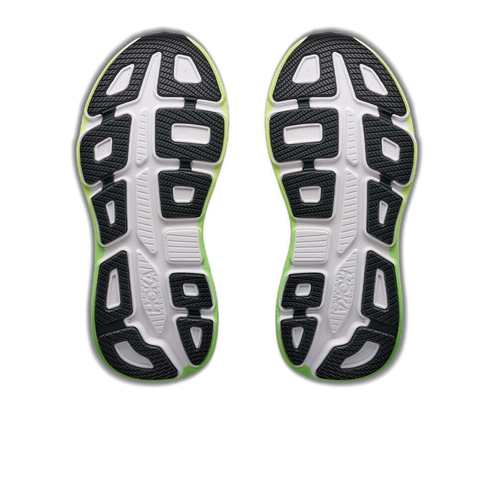 HOKA Bondi 9 Women's Running Shoes (D Width) - White/Tart Apple
