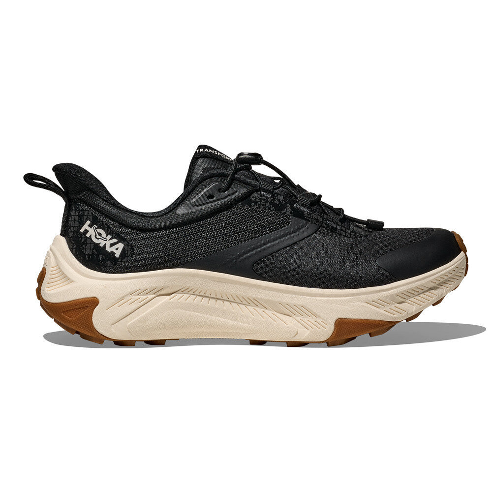 HOKA Transport 2 Women's Walking Shoes - Black/Alabaster