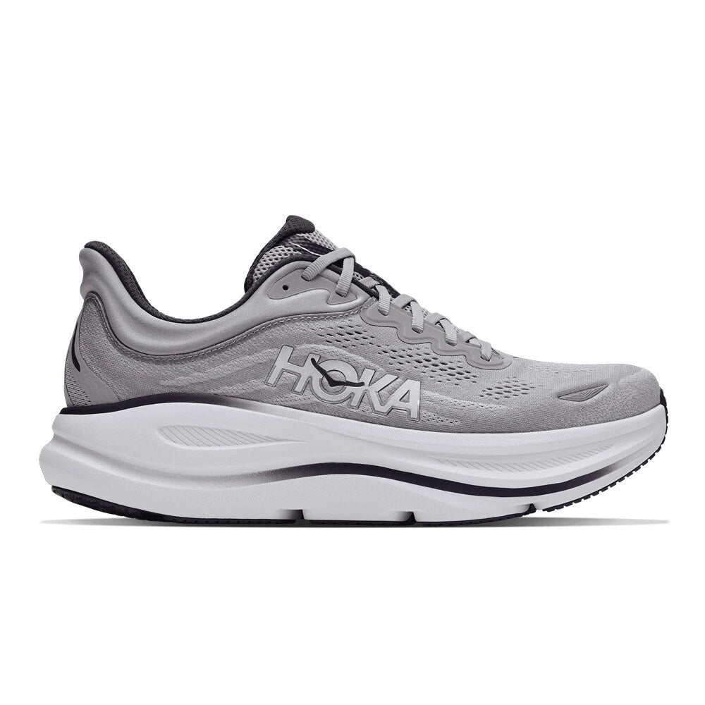HOKA Bondi 9 Men's Running Shoes - Stellar Grey/Squid Ink