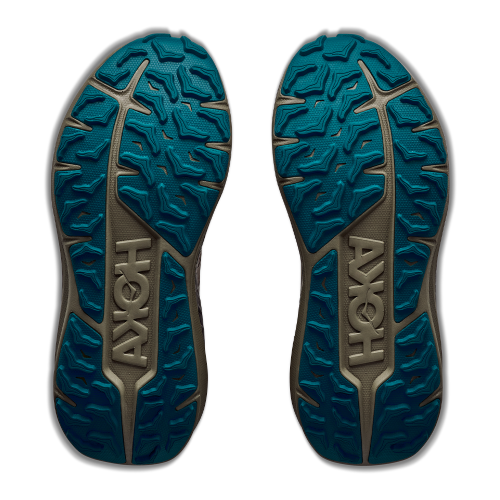 HOKA Stinson 8 Men's Trail Running Shoes - Pebble Grey/Antique Olive