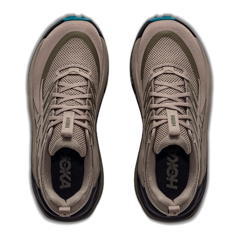 HOKA Stinson 8 Men's Trail Running Shoes - Pebble Grey/Antique Olive