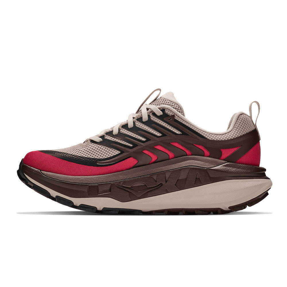 HOKA Stinson 8 Men's Trail Running Shoes - River Rock Grey/Spiced Chocolate
