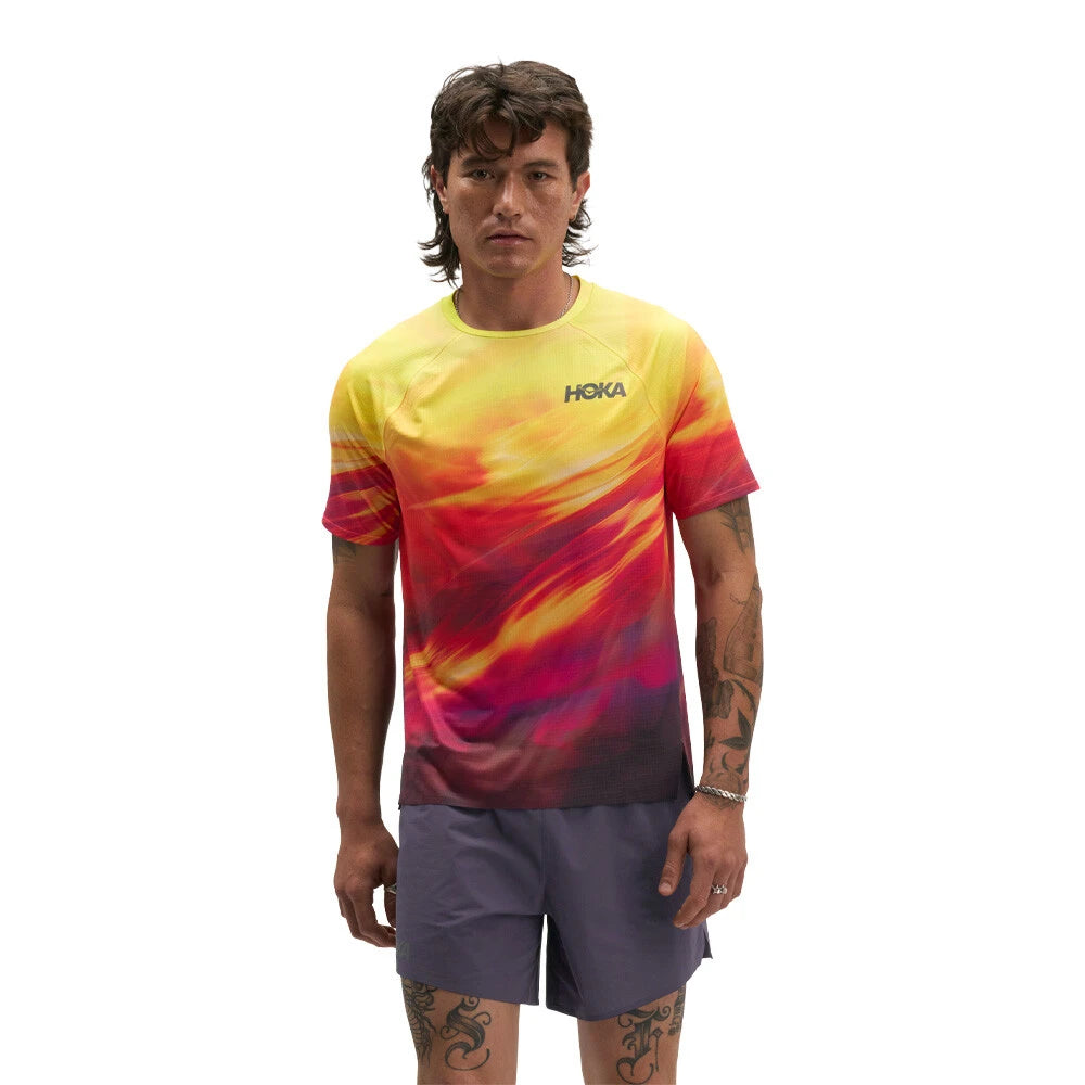 HOKA Race Day Men's T-Shirt - Hoka Citrus Print