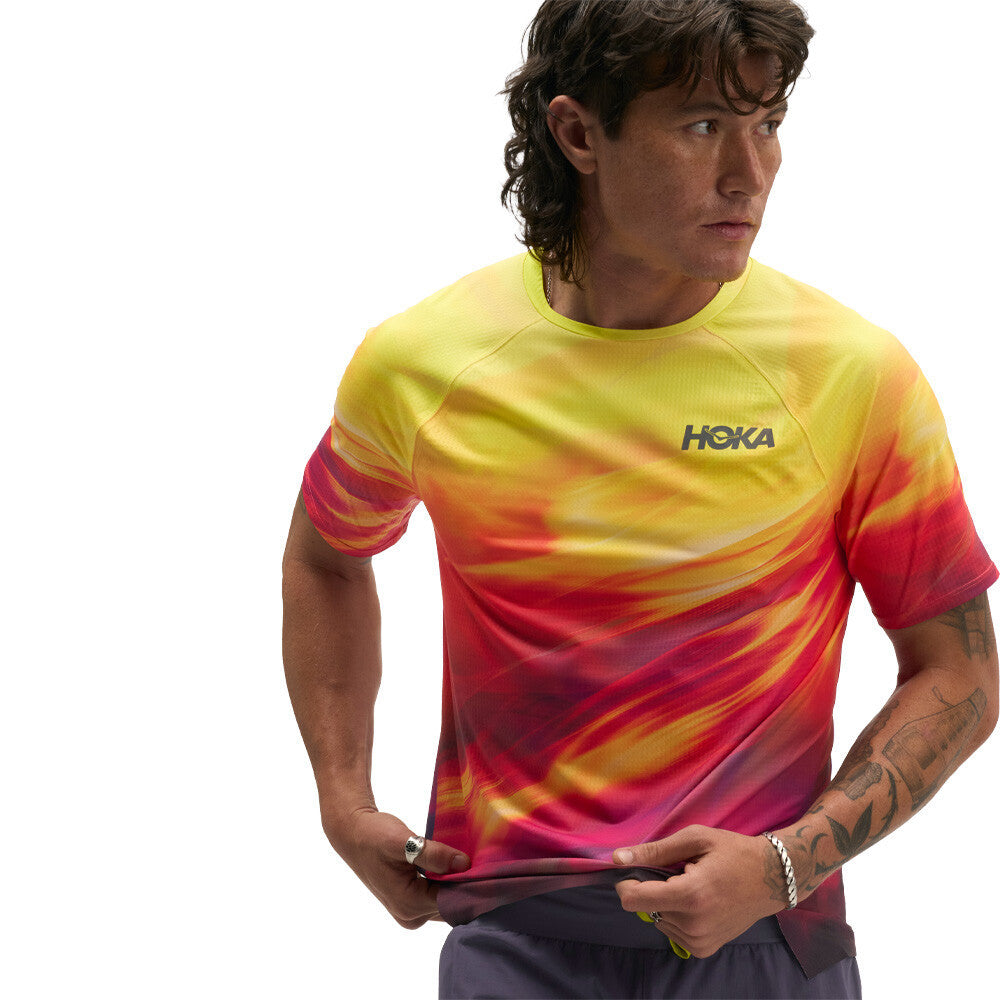 HOKA Race Day Men's T-Shirt - Hoka Citrus Print