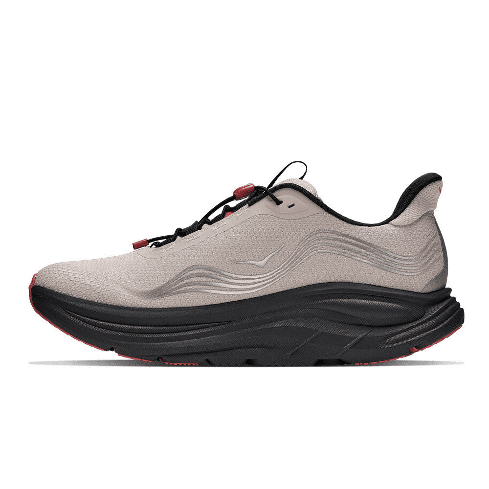 HOKA Clifton 11 GORE-TEX Men's Running Shoes - River Rock Grey/Carbon Black