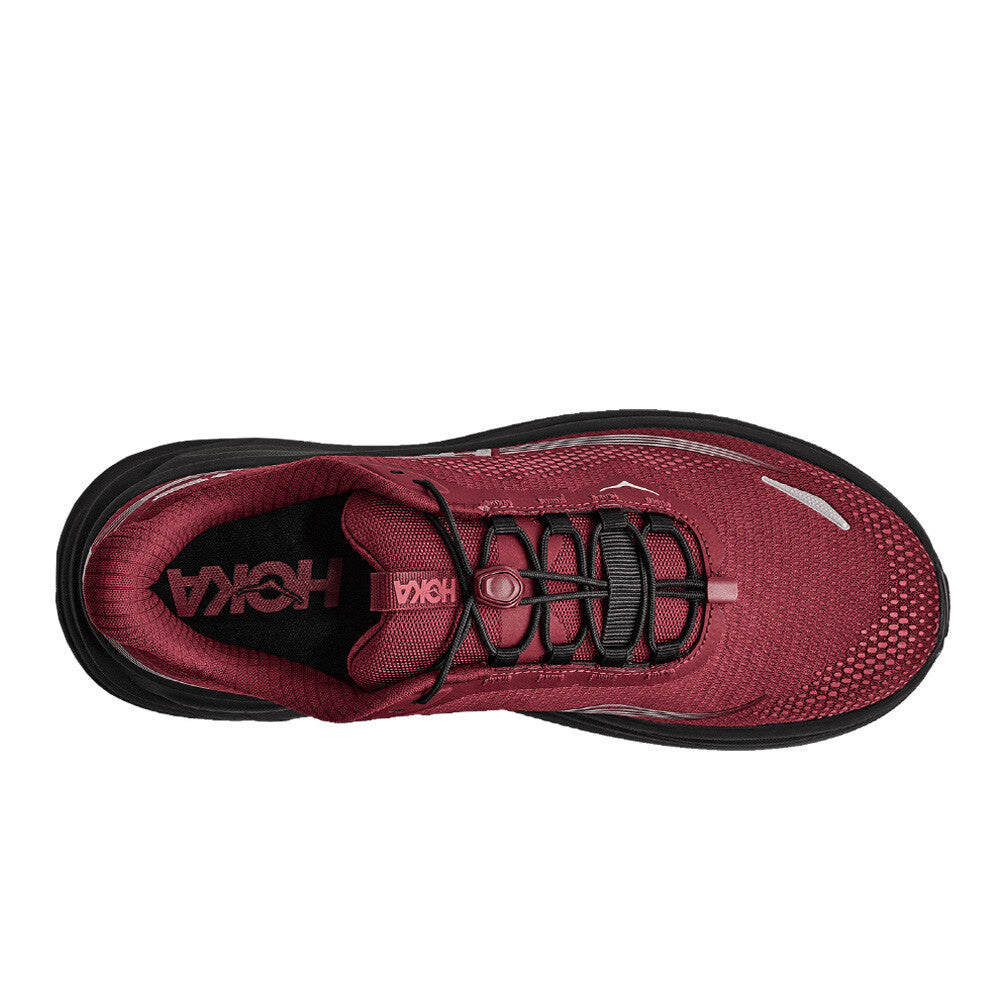 HOKA Clifton 11 GORE-TEX Men's Running Shoes - Varsity Burgundy/Carbon Black