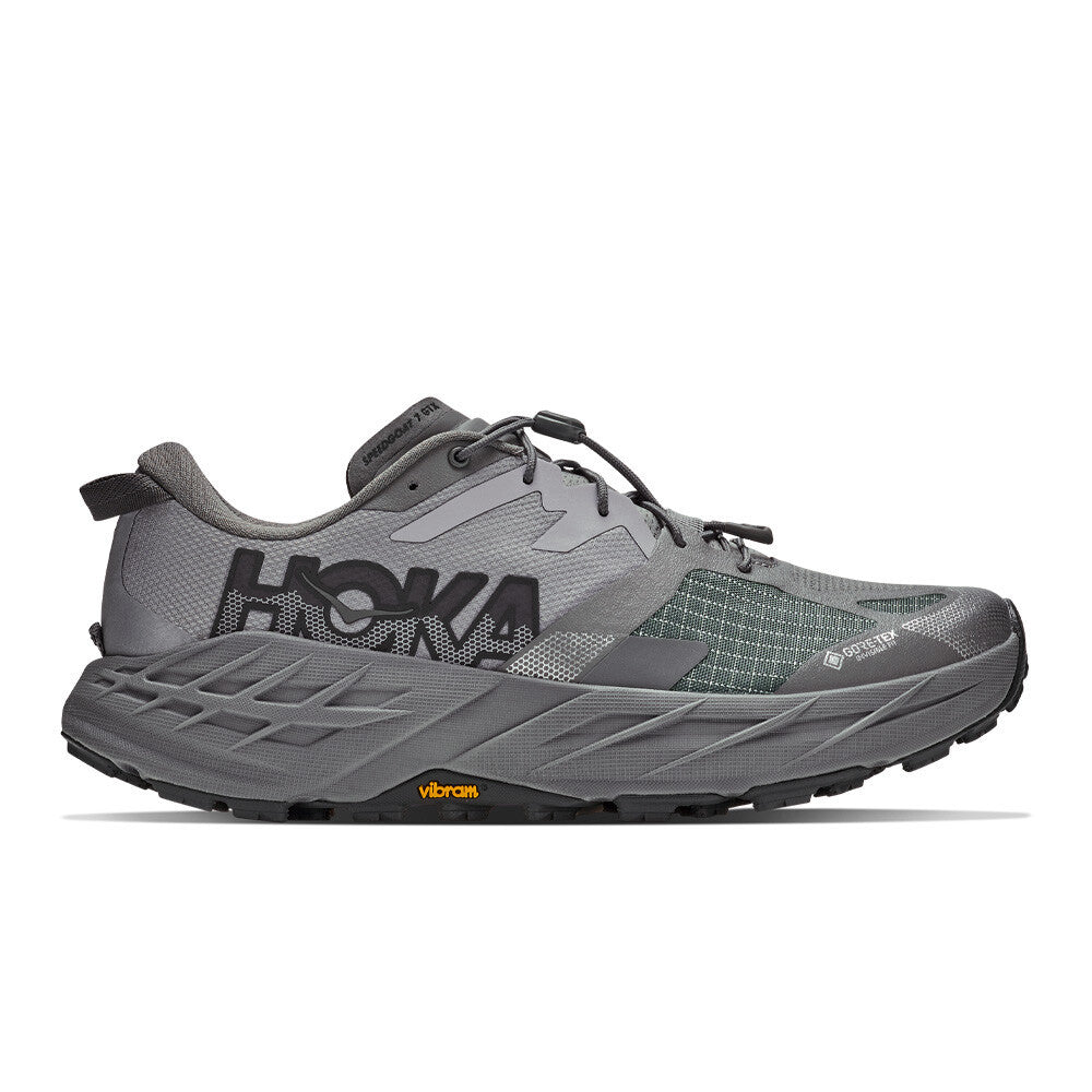 HOKA Speedgoat 7 GORE-TEX Men's Trail Running Shoes - Asteroid/Galactic Grey