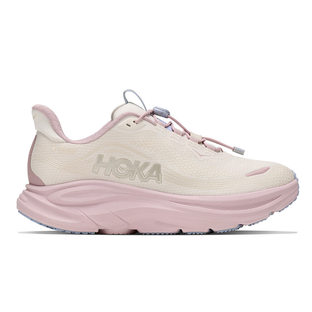 HOKA Clifton 11 GORE-TEX Women's Running Shoes - Alabaster/Pink Opal