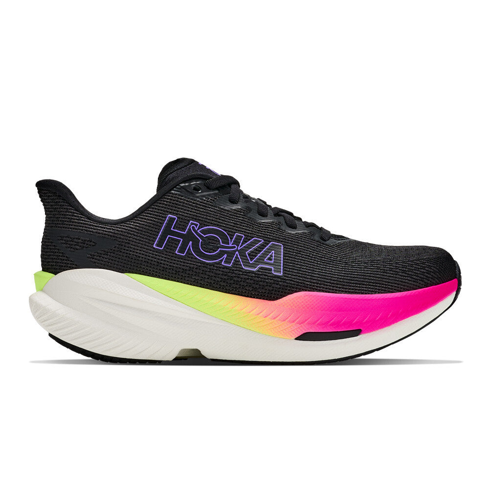 HOKA Mach X 3 Women's Running Shoes - Black/Neon Nebula