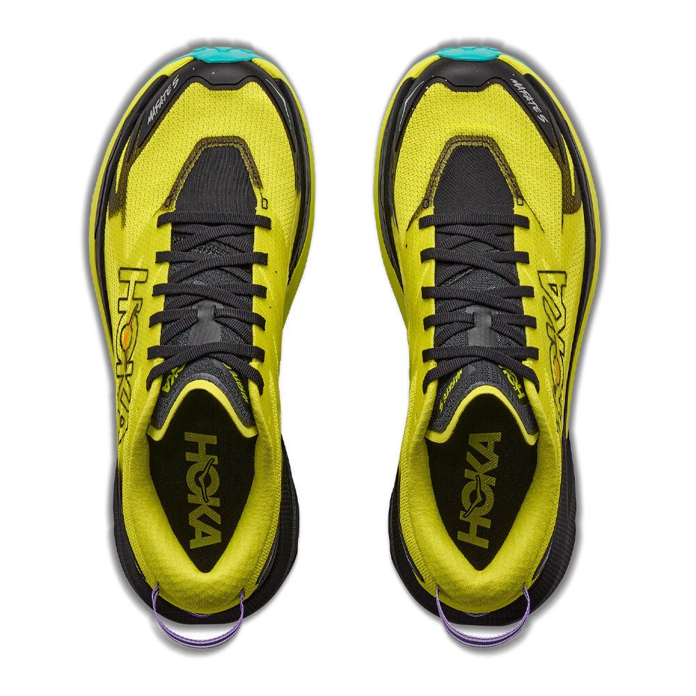 HOKA Mafate 5 Men's Trail Running Shoes - Black/Hoka Citrus
