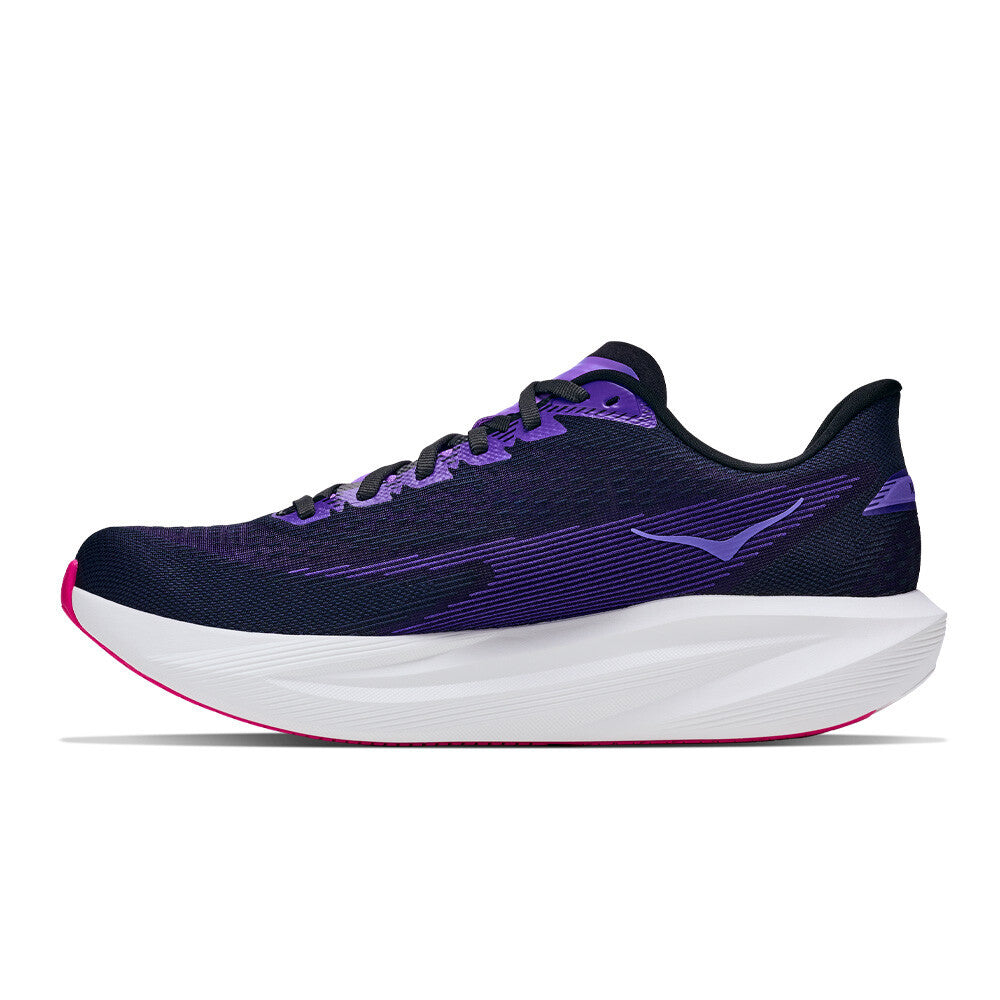 HOKA Mach 7 Men's Running Shoes - Carbon Black/Cosmic Purple