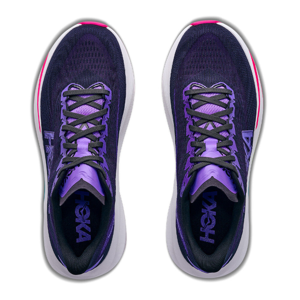 HOKA Mach 7 Men's Running Shoes - Carbon Black/Cosmic Purple