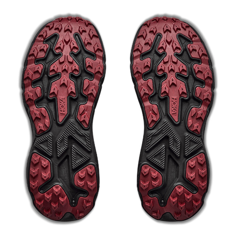 HOKA Challenger 8 GORE-TEX Women's Trail Running Shoes - Black/Varsity Burgundy
