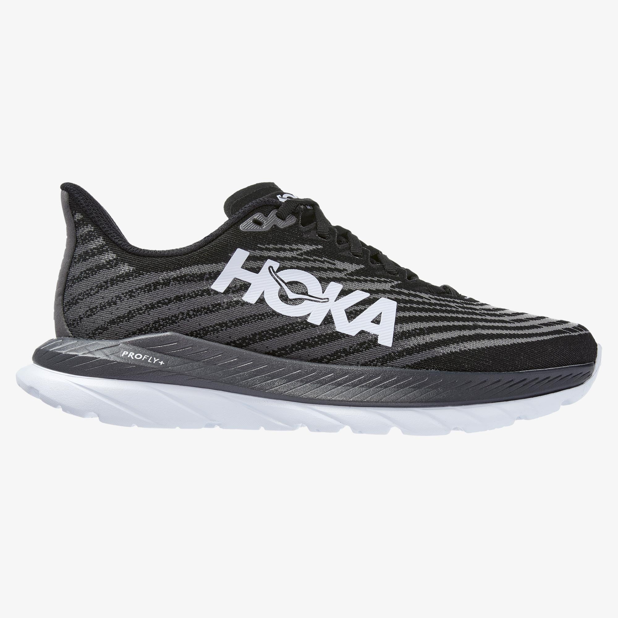 HOKA MACH 5 - BLACK/WHITE