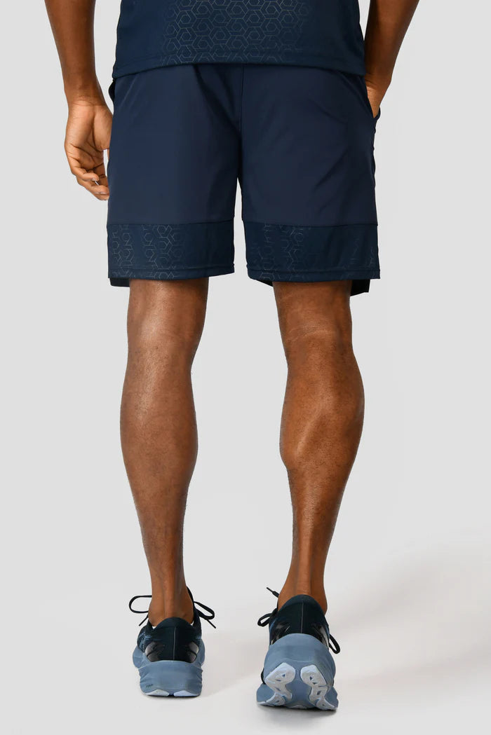 MONTIREX MTX EMBOSSED SHORTS - MIDNIGHT BLUE