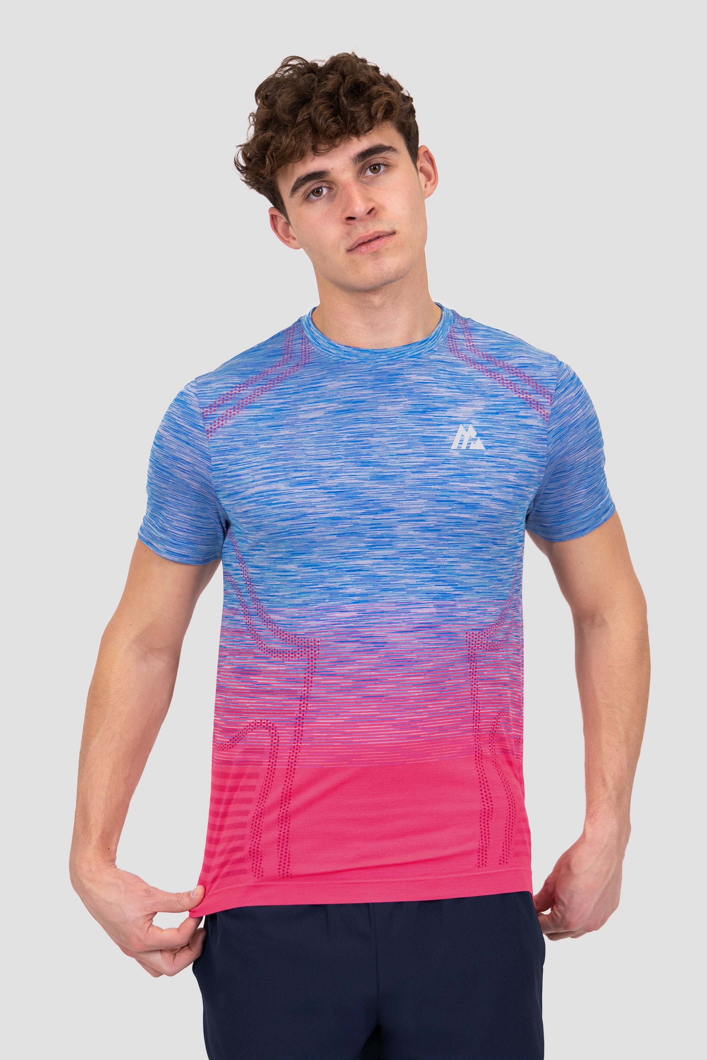 Montirex Vector Seamless T-Shirt – Blue, Pink