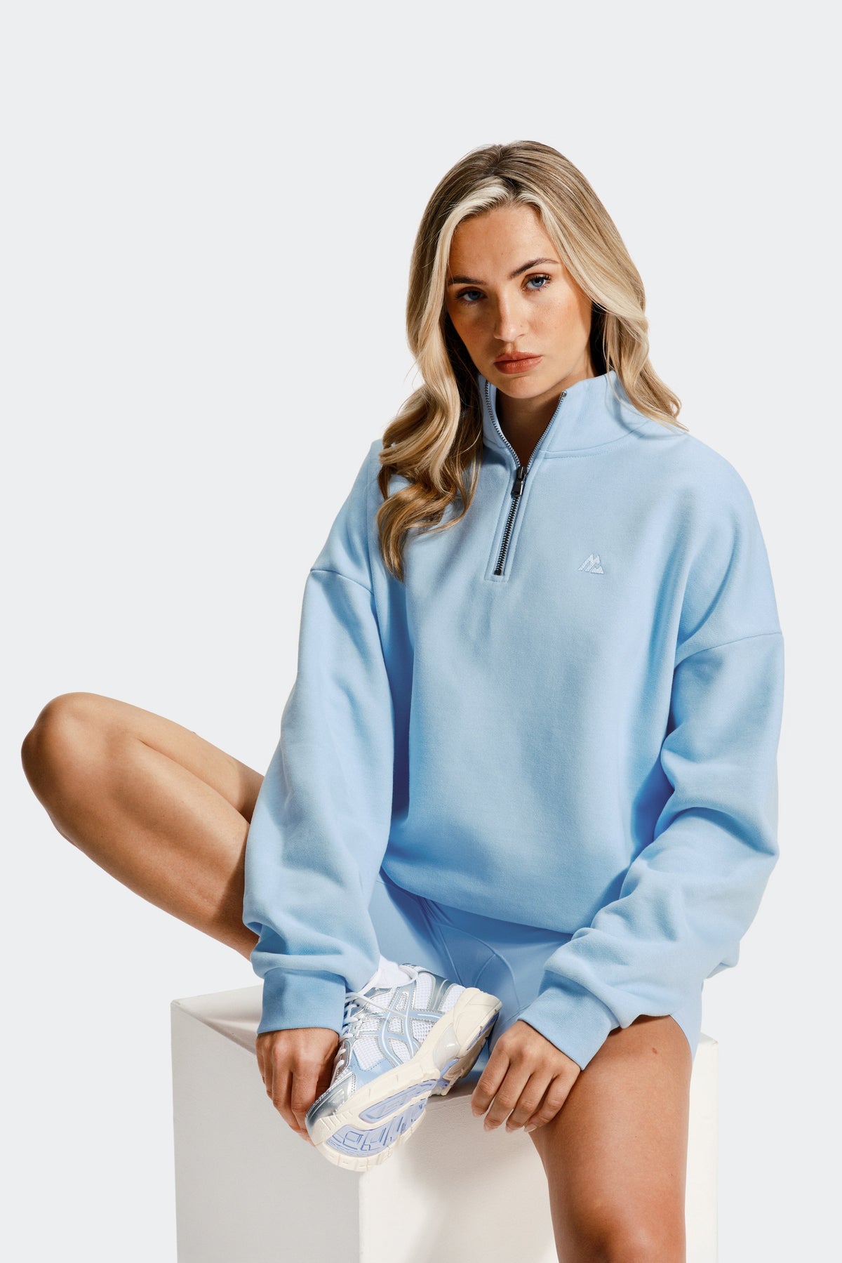 Montirex Women's Form 1/4 Zip - Blue