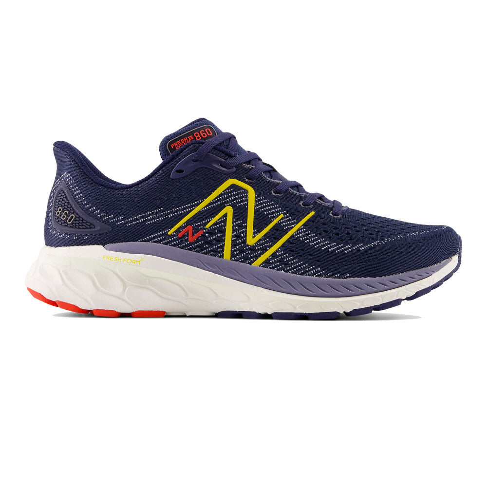 NEW BALANCE FRESH FOAM X 860V13 - NAVY/YELLOW/NEO FLAME