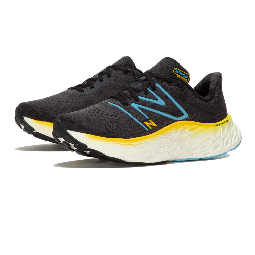 NEW BALANCE FRESH FOAM X MORE V4 - BLACK/BLUE/YELLOW