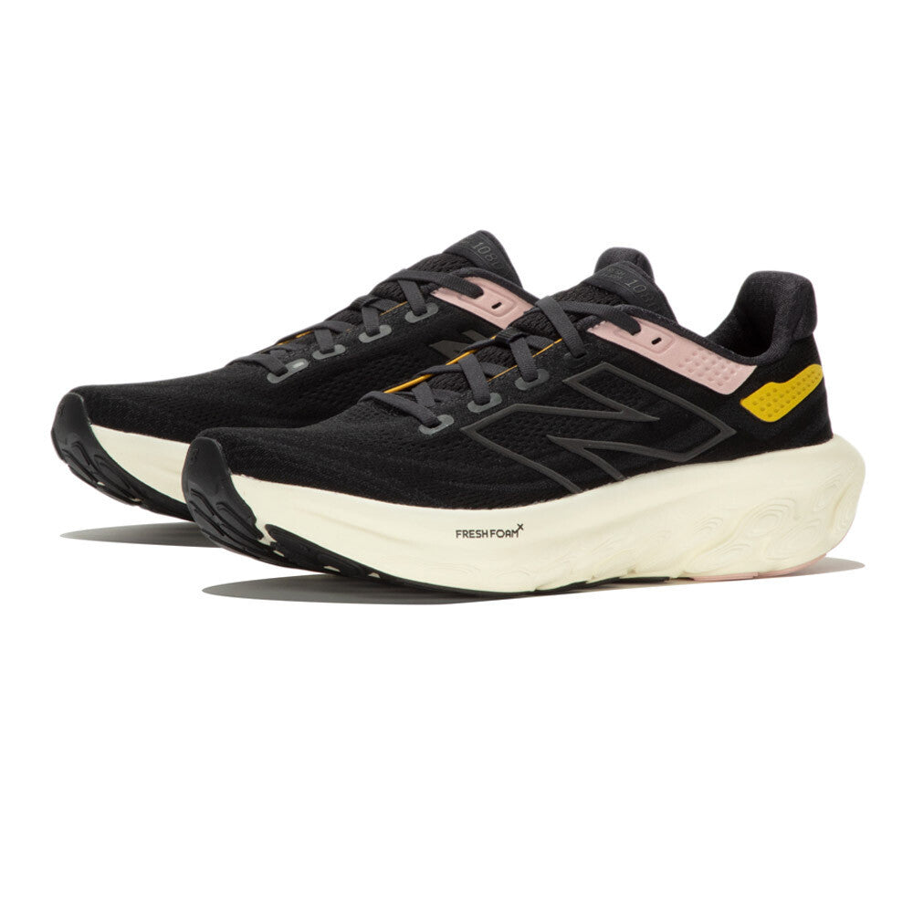 New Balance Fresh Foam x 1080v13 Women's Running Shoes - Black/Orb Pink/Ginger Lemon