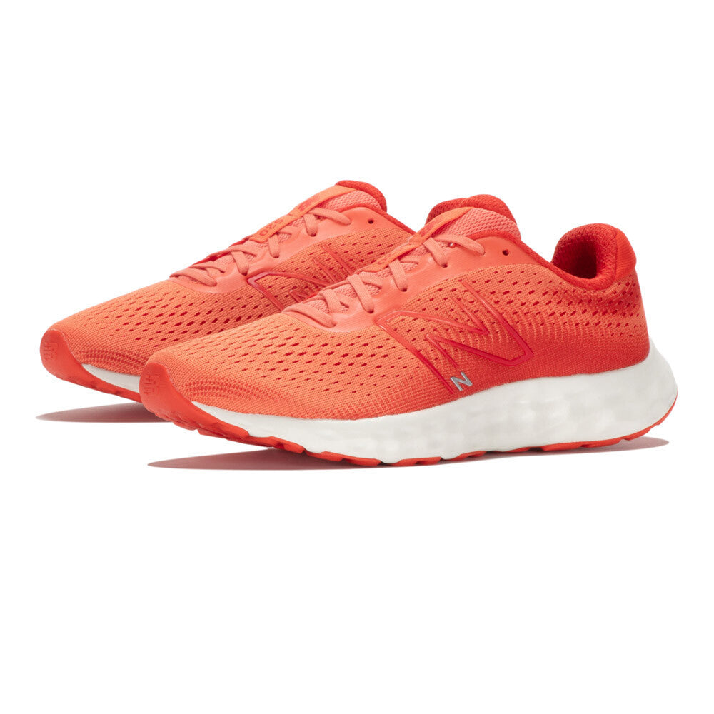 New Balance 520v8 Women's Running Shoes - Gulf Red/Linen/Silver Metallic