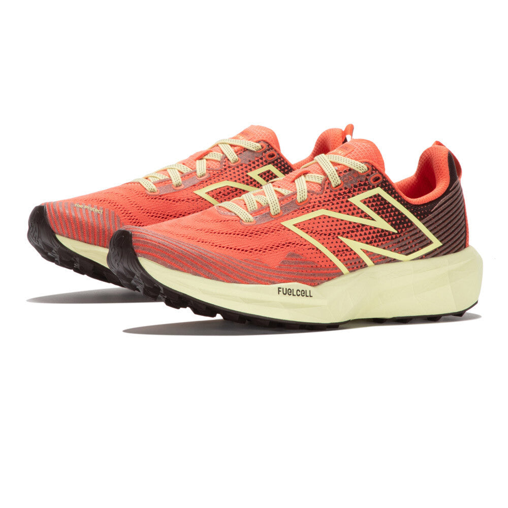 New Balance FuelCell Venym Women's Trail Running Shoes - Gulf Red/Limelight/Black Coffee
