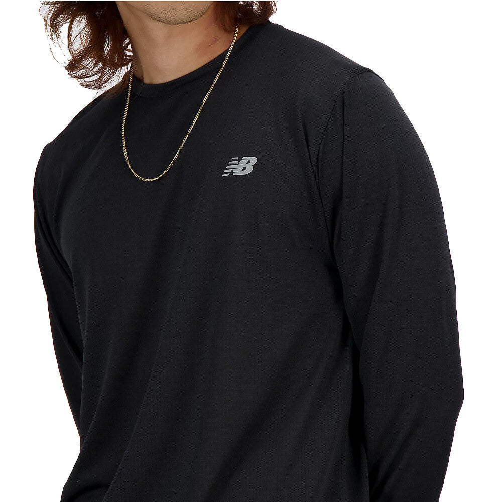 New Balance Athletics Long Sleeve Men's Top - Black