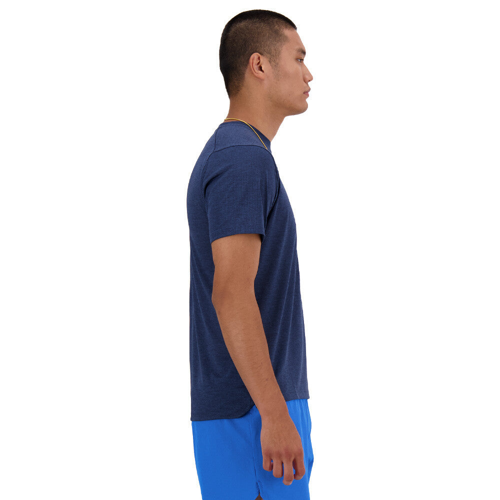 New Balance Athletics Men's T-Shirt - Navy Heather