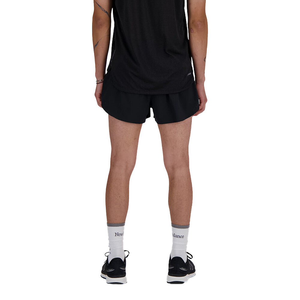 New Balance RC0 Seamless 3 Inch Men's Running Shorts - Black