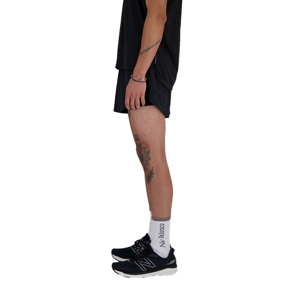 New Balance RC0 Seamless 3 Inch Men's Running Shorts - Black