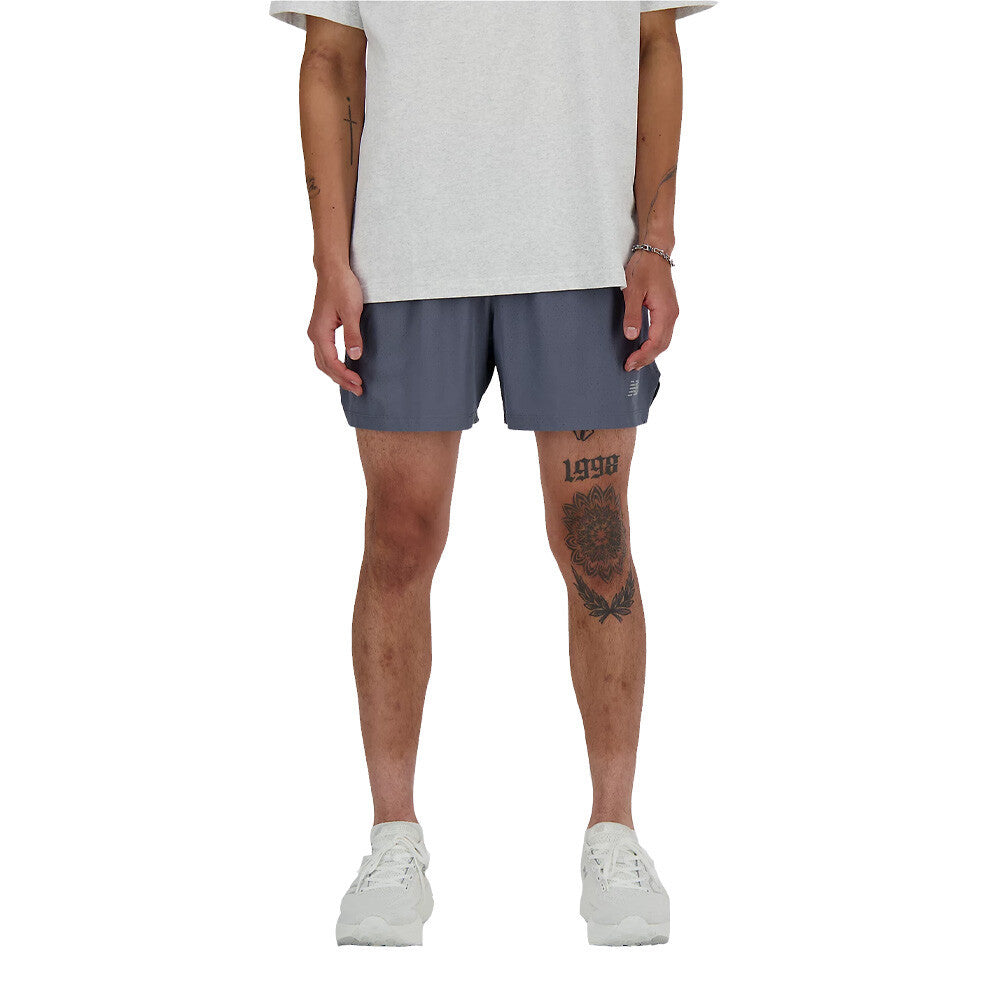 New Balance RC Seamless 5 Inch Men's Running Shorts - Graphite