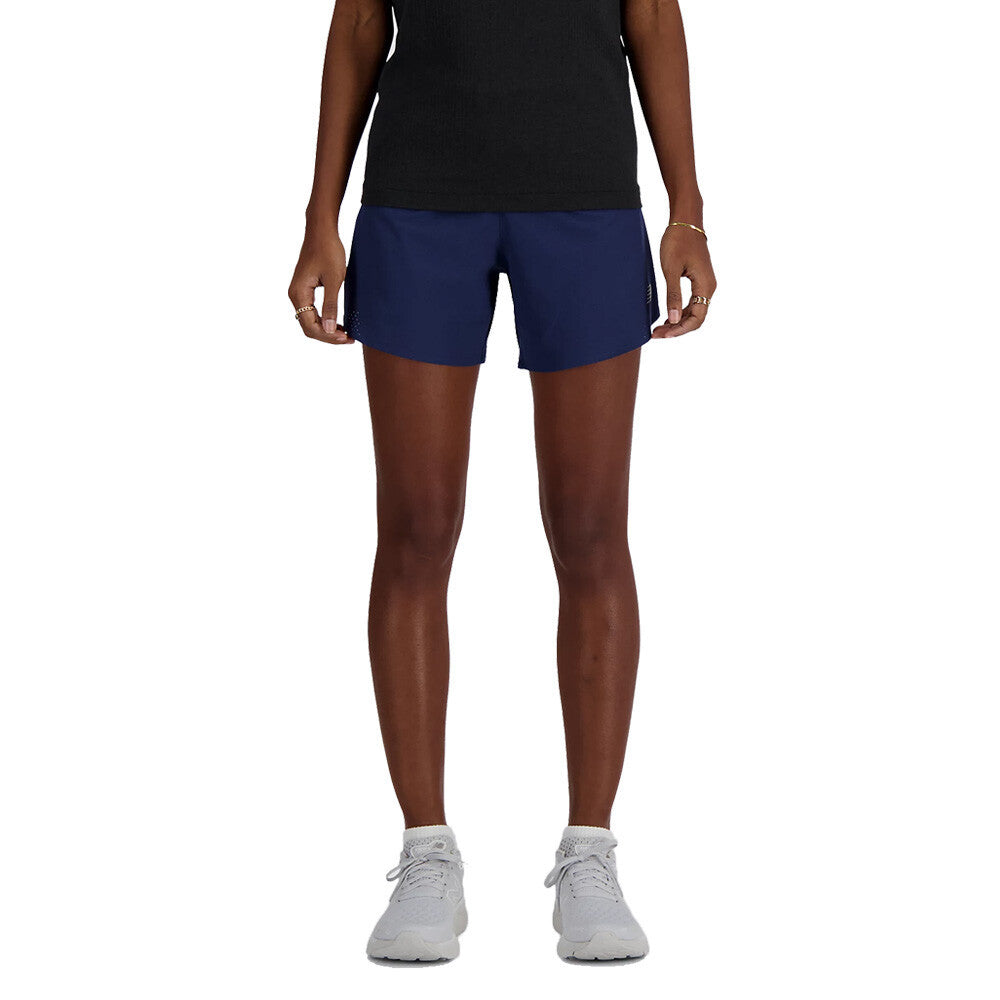 New Balance RC Seamless 5 Inch Women's Running Shorts - Navy