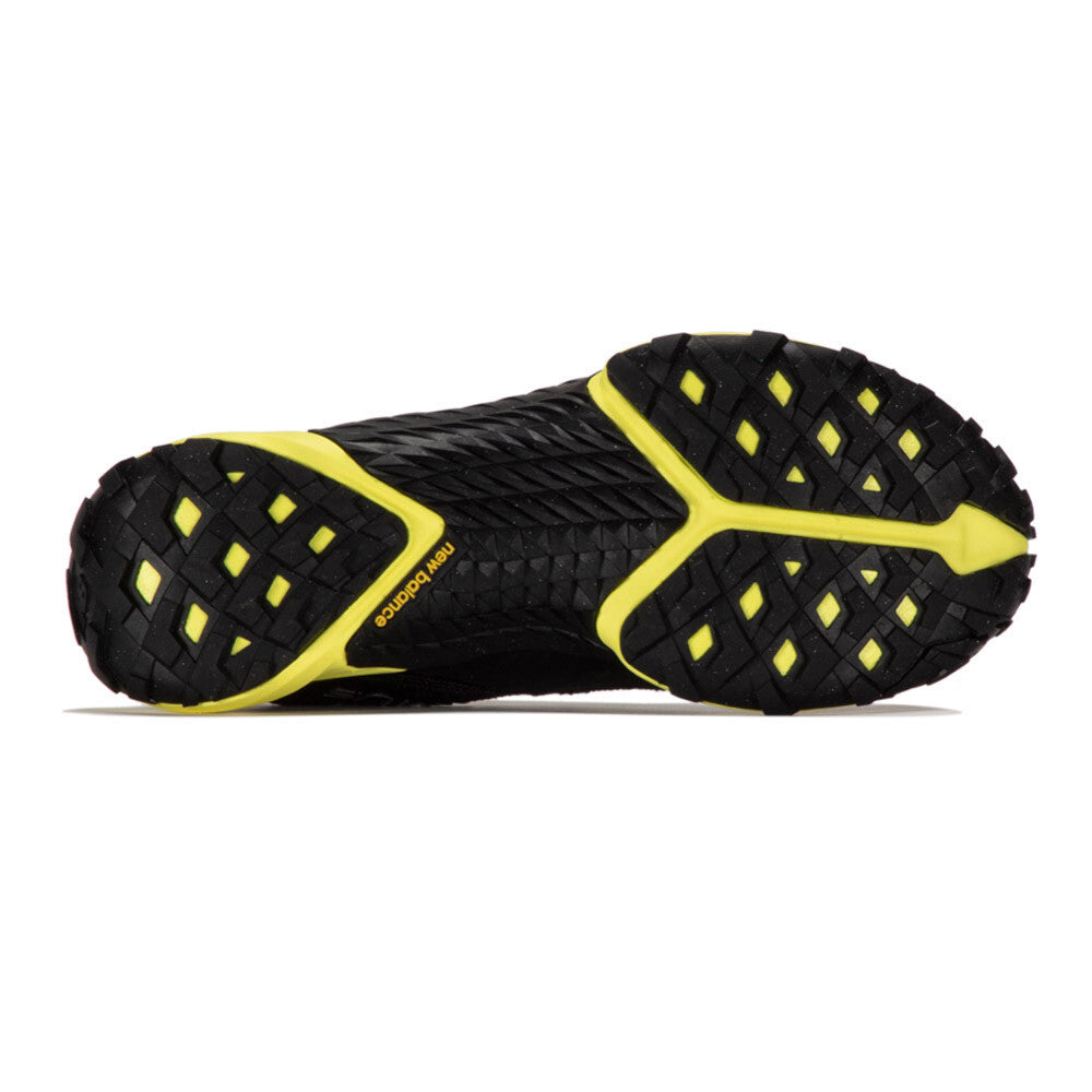 New Balance Minimus Men's Trail Running Shoes - Black/Firefly/Ginger Lemon