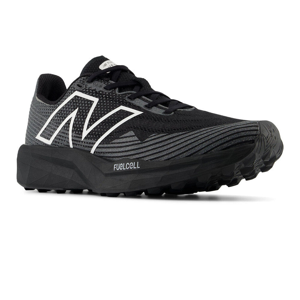 New Balance FuelCell Venym Men's Trail Running Shoes - Black/Team Away Grey/Sea Salt