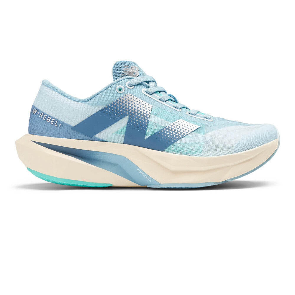 New Balance FuelCell Rebel v4 Women's Running Shoes - Quarry Blue/Chrome Blue/Heron Blue