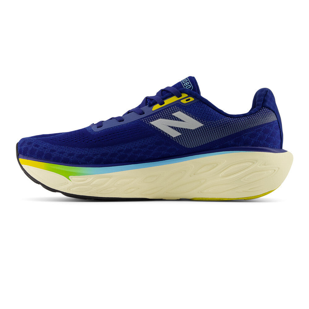 New Balance Fresh Foam X 1080v14 Men's Running Shoes - Inkwell/Silver Metallic/Ginger Lemon